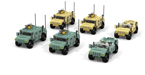 Lego Moc Humvee Hummer By Darthdesigner Rebrickable Build With Lego