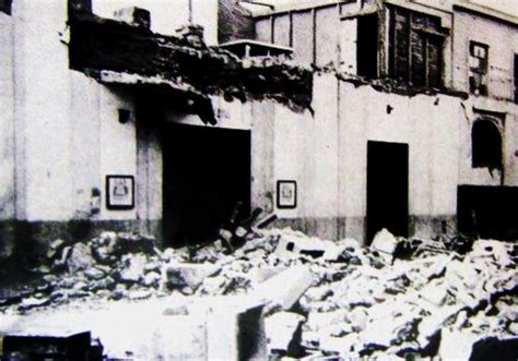 Un sismo de magnitud 6,0 sacude lima y la costa central del país. 24 de mayo - Terremoto de Lima y Callao (1940)