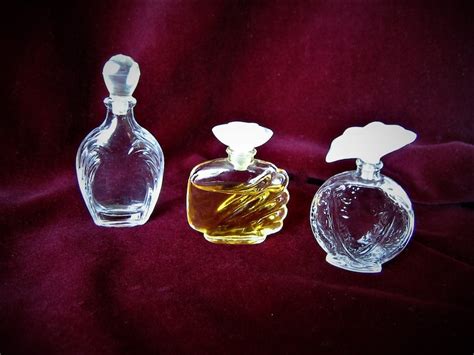 3 Vintage Miniature Perfume Bottles Collectible Vintage Mini Etsy