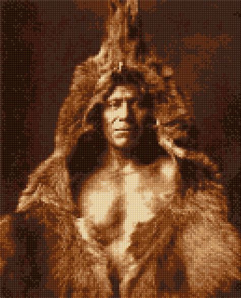 Bears Belly By Edward Curtis Cross Stitch Pattern Pdf Easy Chart With One Color Per Sheet And