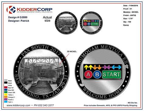 Pax South 2017 Challenge Coin Ordering Closed Page 2 — Penny Arcade