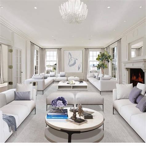 Sala Grande Como Decorar E 60 Lindas Inspirações Home House Interior Living Room Designs