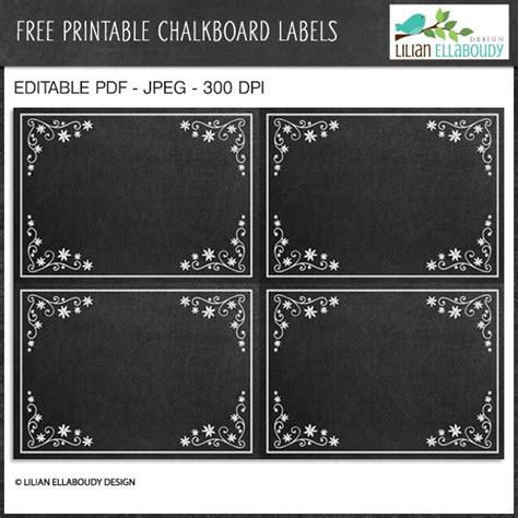 Shopify's free shipping label template is the easiest way to generate shipping labels for your retail business. Free printable and editable #chalkboard labels by Lilian ...
