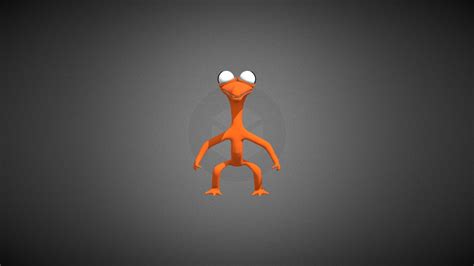 Orange From Rainbow Friends Rigged Download Free 3d Model By Yes