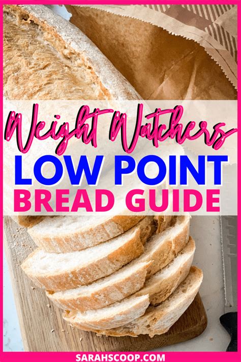 Weight Watchers Low Point Bread Guide Sarah Scoop