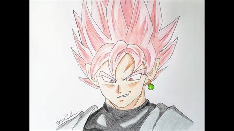 Please note the following points: Super Saiyan Rose Black Goku Drawing Dragon Ball super ...