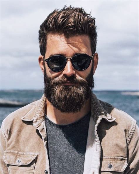 It is messy and is best for men who love to keep it stylish yet not much difficult to maintain. 40 Hairstyles For Men With Beard (#2018 Edition) - Machovibes