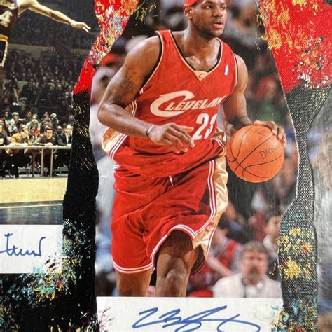 60 Greatest Nba Players Signed Canvas Inscriptagraphs Touch Of Modern