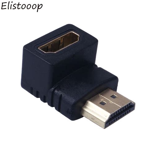 Hdmi Cable Adapter 90 Degree Angle Hdmi Male To Hdmi Female For 1080p