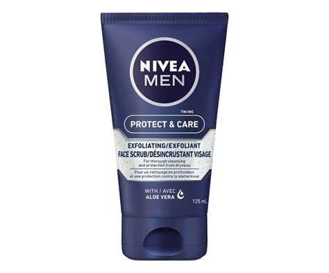 Protect And Care Exfoliating Face Scrub 125 Ml Nivea Men Cleanser