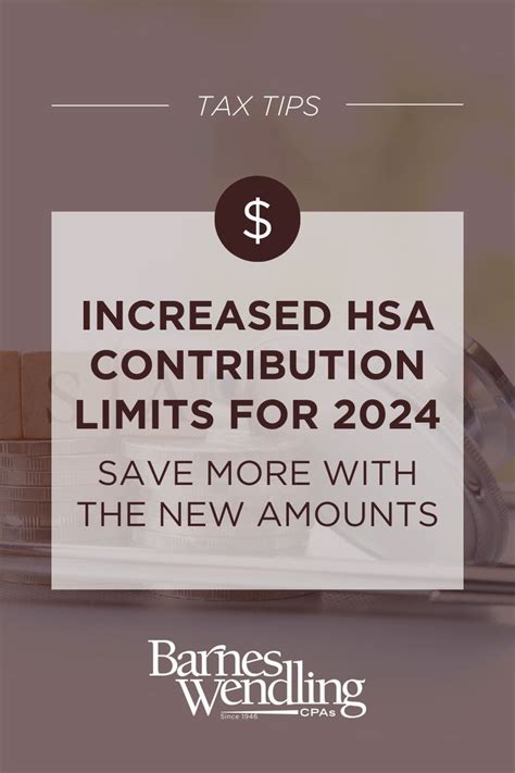 Stacks Of Coins With The Text Tax Tips Increase Hsa Contribution Limits