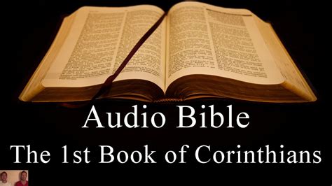 The First Book Of Corinthians Niv Audio Holy Bible High Quality And