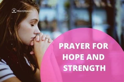 15 Important Prayers For Hope And Strength