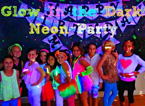 Dj For Kids Neon Glow Party Glow In The Dark Party