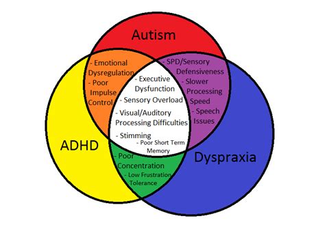 Adhd Autism Venn Diagram