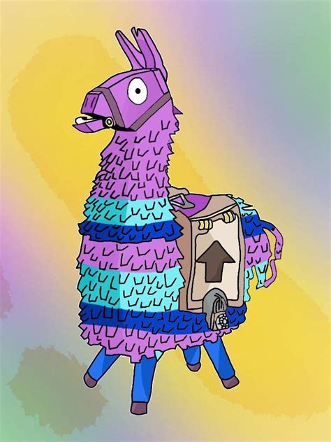 This cute supply llama is a loot cache in fortnite's battle royale. Image result for fortnite llama drawings | Llama drawing ...