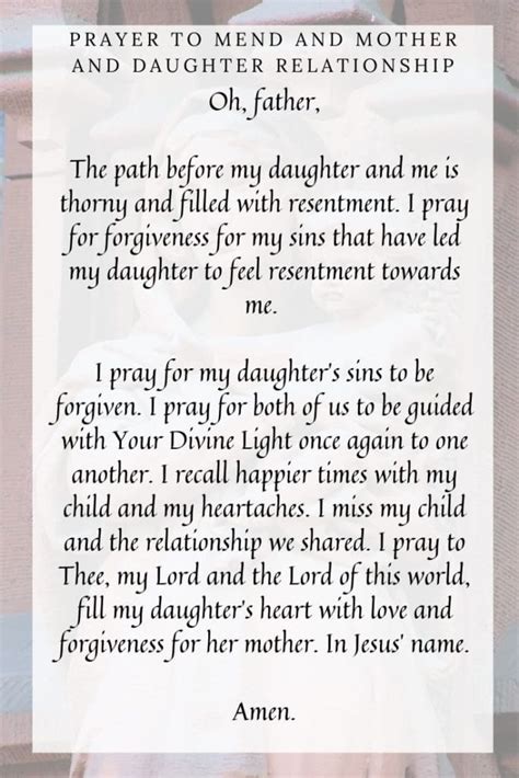 6 Powerful Prayers For Mother And Daughter Relationship Prayrs