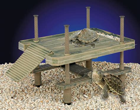 Turtle Pier Basking Platform Reptile Floating Dock Aquarium Fish Tank