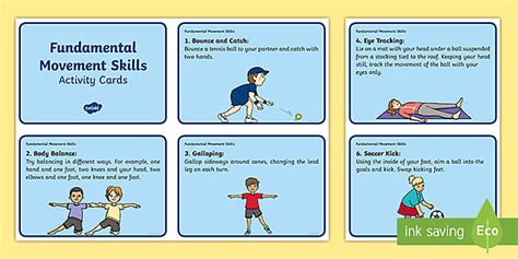 Fundamental Movement Skills Activities Primary Resources