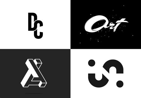25 Creative Monochrome Logos For Your Inspiration