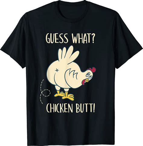 Funny Guess What Chicken Butt Farm Chicken Art Sketch