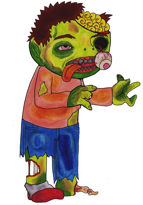 Cartoon Zombie By Ijkb On Deviantart