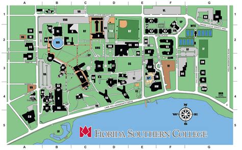 Florida Southern Campus Map Best Map Cities Skylines