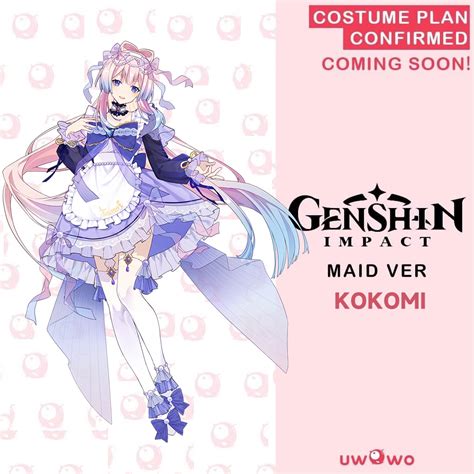 1 Deposit 8 Coupon Uwowo Exclusive Authorization Game Genshin Impact Kokomi Maid Dress