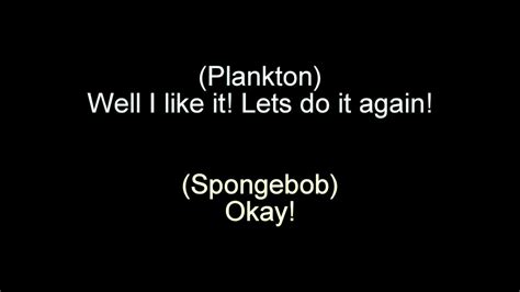 Spongebob Fun Song Lyrics Youtube