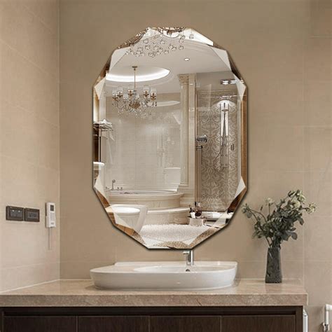 Ello Allo 30 In W X 36 In L Single Beveled Edge Bath Wall Vanity Mirror
