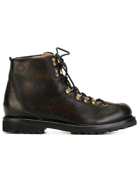 Buttero Classic Hiking Boots In Black For Men Lyst