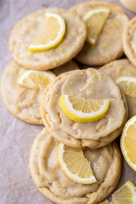 Easy Crumbl Lemon Glaze Cookies Lifestyle Of A Foodie