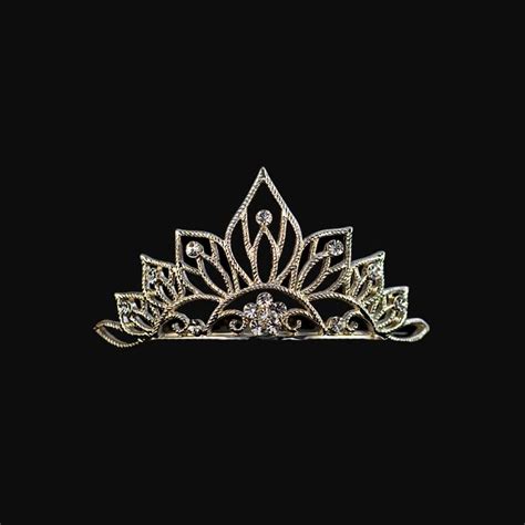 Diamond Scroll Tiara Ring In 10k White Gold 110