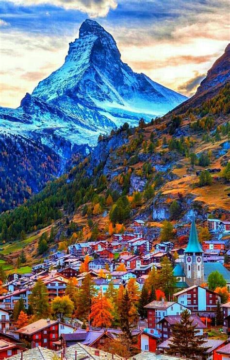 Mt Matterhorn Zermatt Switzerland Beautiful Places To Travel Places