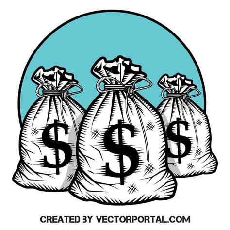 Money Bags Money Bag Vector Free Free Vector Graphics