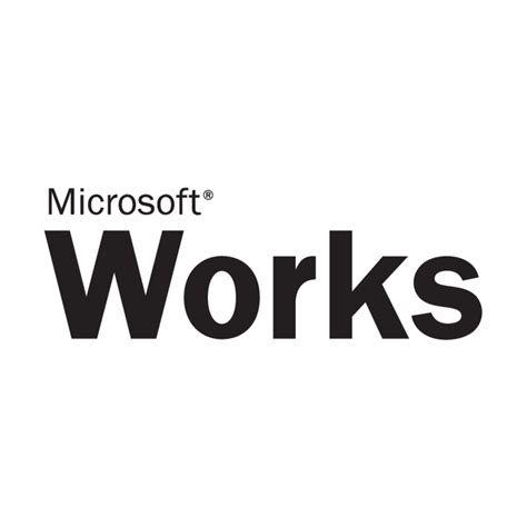 Microsoft Works Logo Vector Logo Of Microsoft Works Brand Free