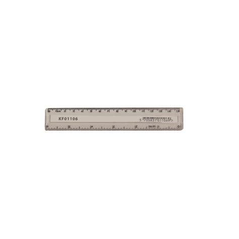 Q Connect Acrylic Shatter Resistant Ruler 15cm Clear Pack Of 10 Kf01106q
