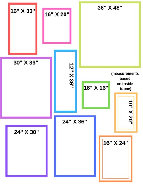 Canvas Sizing Guide Standard Canvas Sizes Here At Canvas Vows