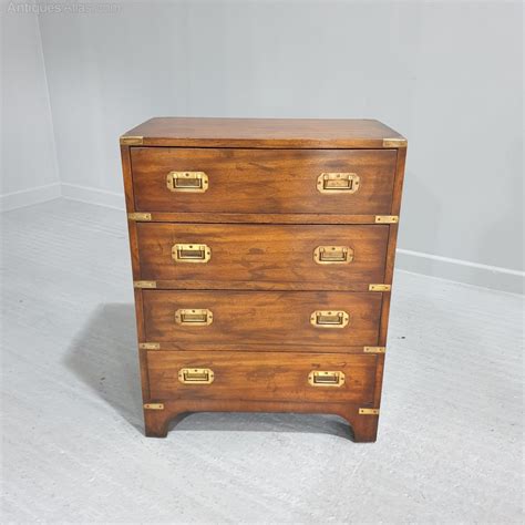 Mahogany Campaign Chest Of Drawers Antiques Atlas