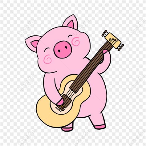 Guitar Pig Png Image And Clipart Image For Free Download Lovepik