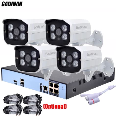 Buy Gadinan H265 Poe Cctv Kit System 4ch H265 5mp