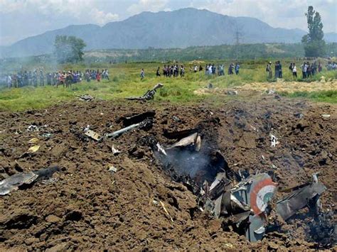 Mig 21 Indian Air Force Crash Jammu Kashmir Defence Pilot