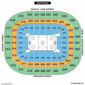Kohl Center Seating Chart Seating Charts Tickets