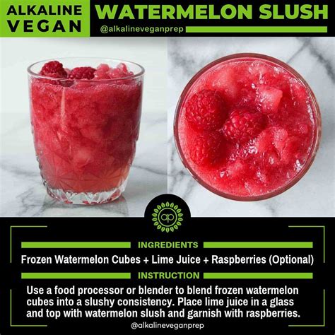 Try This Alkalizing Watermelon Slushie For Hot Days This Summer It Is