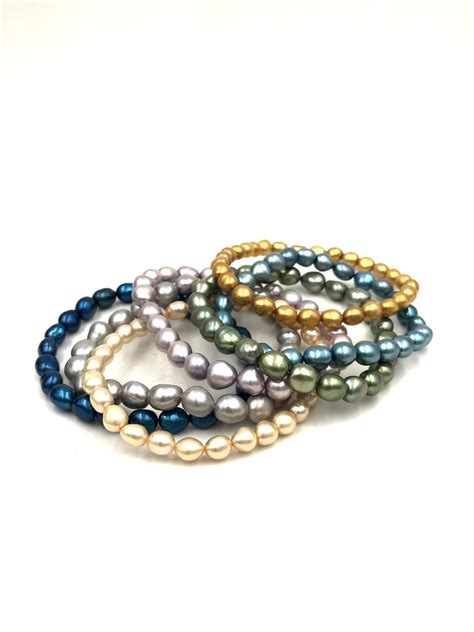 Honora Collection Fresh Pearl Stretchy Bracelets Estate Jewelry