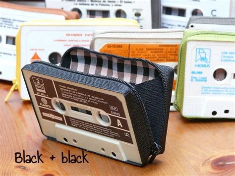 Wallets Made With Cassette Tape In 2020 Cassette Tape Crafts