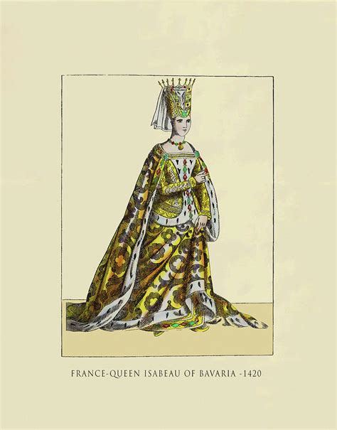 Queen Isabeau Of Bavaria 1420 Painting By Thomas Hailes Lacy Pixels