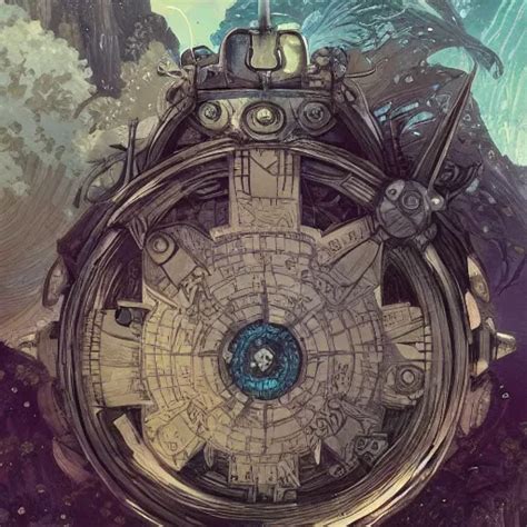 A Detailed Portrait Of Made In Abyss Star Compass By Stable