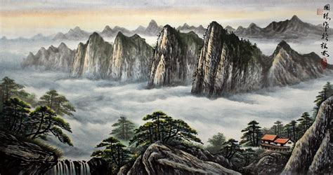 30 Cool Chinese Landscape Paintings Home Decoration Style And Art Ideas