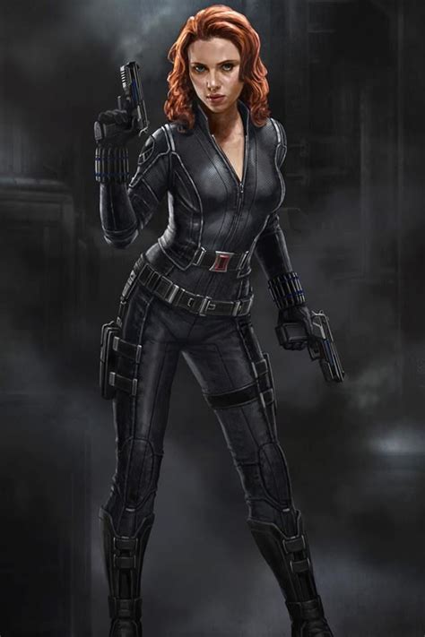 Black Widow Scarlett Johansson Costume Angusnorriss